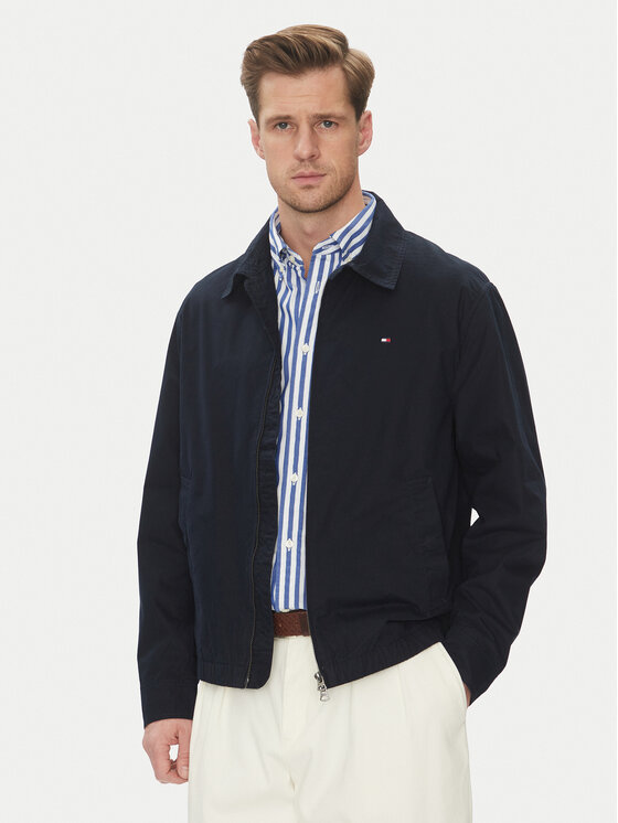 Tommy Hilfiger Преходно яке MW0MW38715 Тъмносин Regular Fit цвят на ниска цена