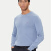 Tommy Hilfiger Пуловер Essential Ssnl MW0MW39999 Син Regular Fit цвят на ниска цена