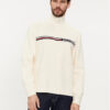 Tommy Hilfiger Пуловер Global Stripe MW0MW33508 Бежов Regular Fit цвят на ниска цена