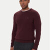 Tommy Hilfiger Пуловер MW0MW28046 Бордо Regular Fit цвят на ниска цена