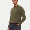 Tommy Hilfiger Пуловер MW0MW28046 Зелен Regular Fit цвят на ниска цена