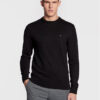 Tommy Hilfiger Пуловер Pima MW0MW28046 Черен Regular Fit цвят на ниска цена