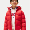 Tommy Hilfiger Пухено яке Essential KB0KB10091 D Червен Regular Fit цвят на ниска цена