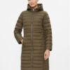 Tommy Hilfiger Пухено яке Feminine WW0WW39861 Каки Regular Fit цвят на ниска цена