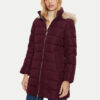 Tommy Hilfiger Пухено яке Heritage WW0WW43234 Бордо Regular Fit цвят на ниска цена