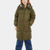 Tommy Hilfiger Пухено яке KG0KG07545 Зелен Regular Fit цвят на ниска цена