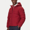 Tommy Hilfiger Пухено яке MW0MW40616 Червен Regular Fit цвят на ниска цена