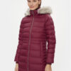 Tommy Hilfiger Пухено яке Tyra WW0WW39747 Червен Regular Fit цвят на ниска цена