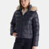 Tommy Hilfiger Пухено яке WW0WW47354 Тъмносин Slim Fit цвят на ниска цена