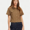 Tommy Hilfiger Риза Gold Button WW0WW44626 Кафяв Regular Fit цвят на ниска цена