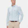 Tommy Hilfiger Риза MW0MW39431 Светлосиньо Regular Fit цвят на ниска цена