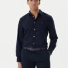 Tommy Hilfiger Риза MW0MW40460 Тъмносин Slim Fit цвят на ниска цена