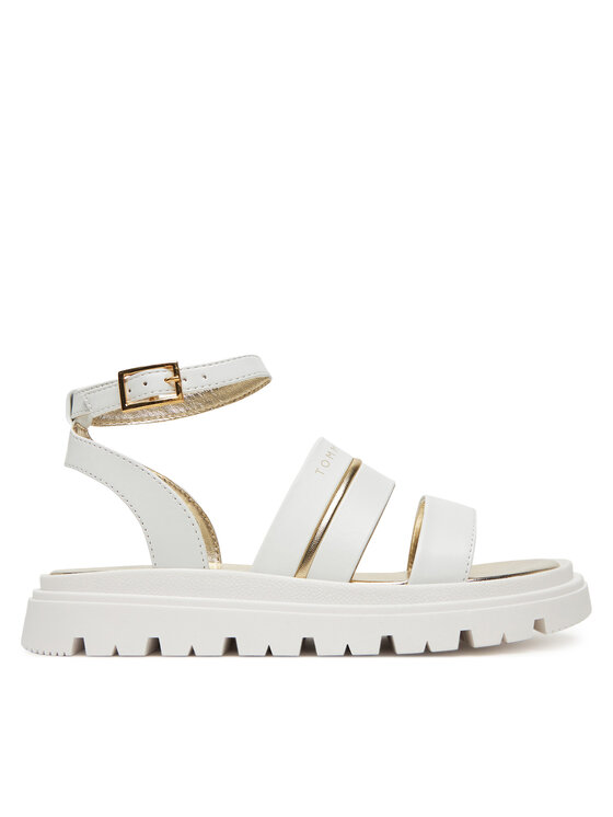 Tommy Hilfiger Сандали Sandal T4A2-33798-0371 S Бял цвят на ниска цена