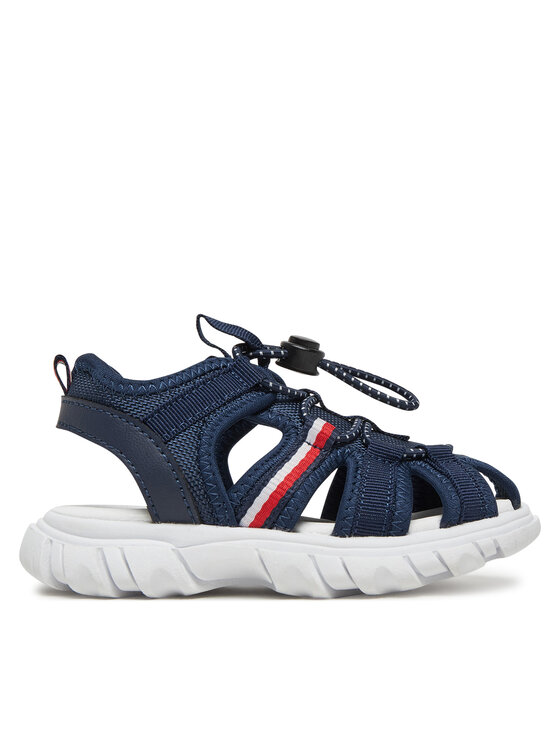 Tommy Hilfiger Сандали T1B2-33895-1591 M Тъмносин цвят на ниска цена