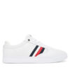 Tommy Hilfiger Сникърси Icon Court Stripes FM0FM05628 Бял цвят на ниска цена