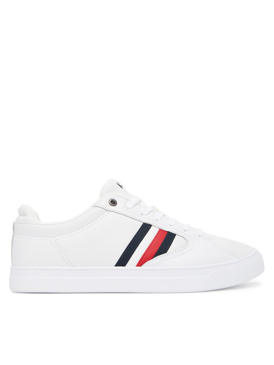 Tommy Hilfiger Сникърси Icon Court Stripes FM0FM05628 Бял цвят на ниска цена