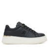Tommy Hilfiger Сникърси Low Cut Lace-Up T3A9-33985-1355 Черен цвят на ниска цена