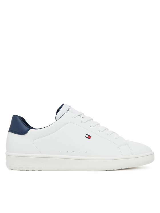 Tommy Hilfiger Сникърси Low Cut Lace-Up T3X9-34073-1355X D Бял цвят на ниска цена