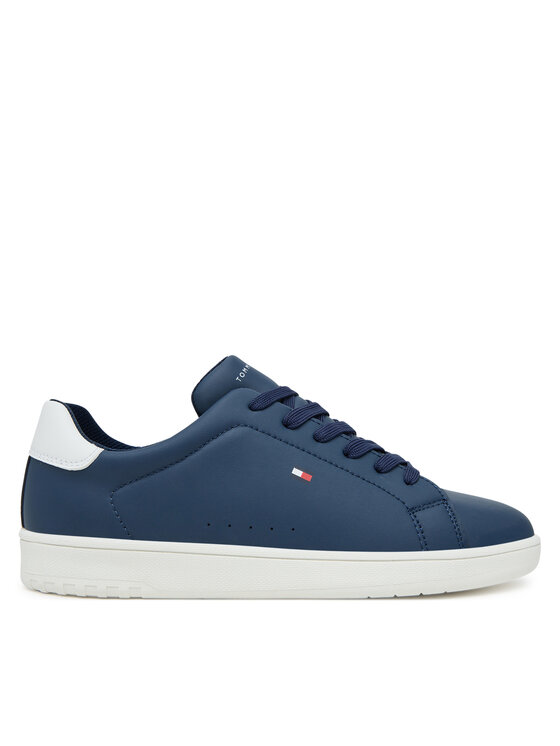Tommy Hilfiger Сникърси Low Cut Lace-Up T3X9-34073-1355X D Тъмносин цвят на ниска цена