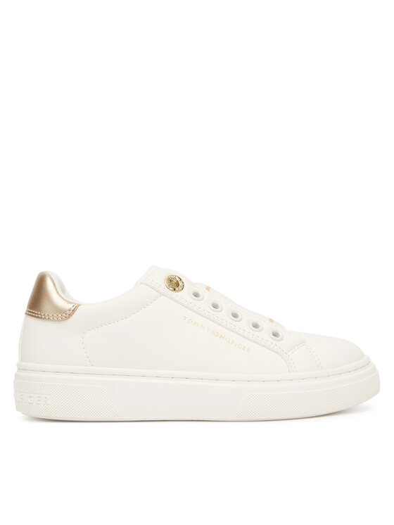 Tommy Hilfiger Сникърси Low Cut Sneaker T3A9-33983-1355 S Бял цвят на ниска цена