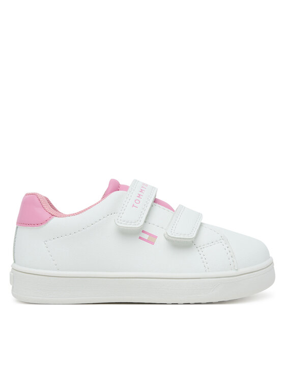 Tommy Hilfiger Сникърси Low Cut Velcro Sneaker T1A9-33965-1355 M Бял цвят на ниска цена