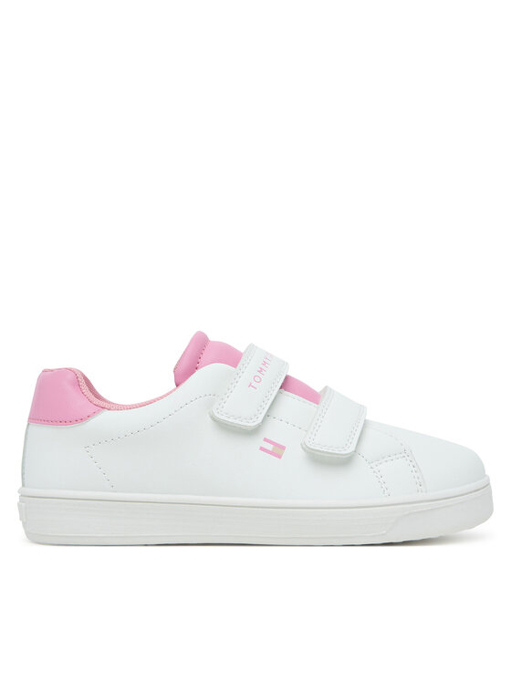 Tommy Hilfiger Сникърси Low Cut Velcro Sneaker T1A9-33965-1355 S Бял цвят на ниска цена