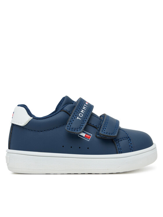 Tommy Hilfiger Сникърси Low Cut Velcro Sneaker T1X9-34062-1355 M Тъмносин цвят на ниска цена