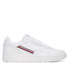 Tommy Hilfiger Сникърси Th Basket Core Stripes FM0FM05631 Бял цвят на ниска цена