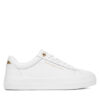 Tommy Hilfiger Сникърси Th Foxing Platform Leather FW0FW09018 Бял цвят на ниска цена