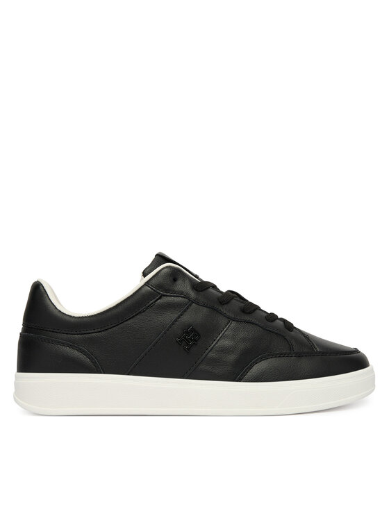 Tommy Hilfiger Сникърси Th Heritage Court Sneaker Ltr FW0FW09028 Черен цвят на ниска цена