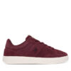 Tommy Hilfiger Сникърси Th Heritage Court Sneaker Suede FW0FW09266 Бордо цвят на ниска цена