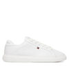 Tommy Hilfiger Сникърси Th Icon Court Light FW0FW08948 Бял цвят на ниска цена