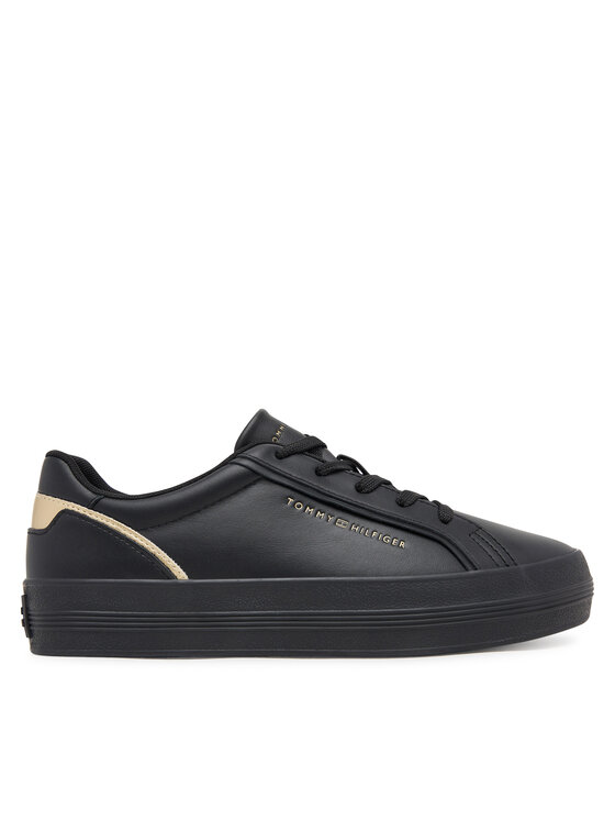 Tommy Hilfiger Сникърси Vulc Foxing FW0FW08683 Черен цвят на ниска цена