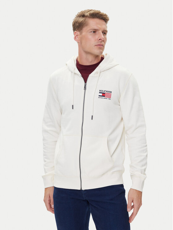 Tommy Hilfiger Суитшърт American MW0MW39691 Екрю Regular Fit цвят на ниска цена