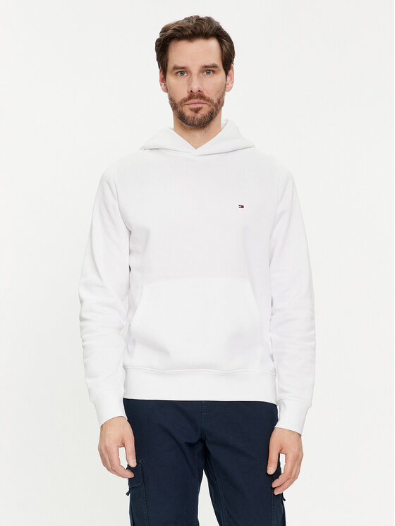 Tommy Hilfiger Суитшърт Flag Logo MW0MW34266 Бял Regular Fit цвят на ниска цена