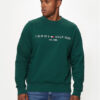 Tommy Hilfiger Суитшърт Logo MW0MW11596 Зелен Regular Fit цвят на ниска цена