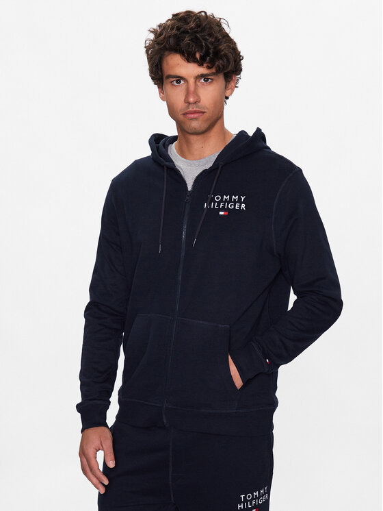 Tommy Hilfiger Суитшърт UM0UM02879 Тъмносин Regular Fit цвят на ниска цена