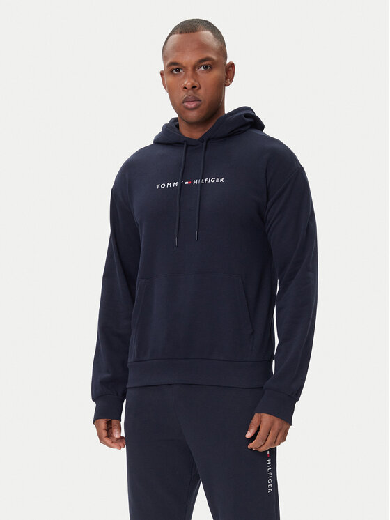 Tommy Hilfiger Суитшърт UM0UM03665 Тъмносин Regular Fit цвят на ниска цена