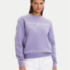 Tommy Hilfiger Суитшърт WW0WW39791 Виолетов Relaxed Fit цвят на ниска цена