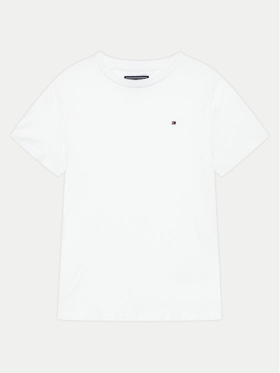 Tommy Hilfiger Тишърт KB0KB04140 D Бял Regular Fit цвят на ниска цена
