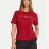Tommy Hilfiger Тишърт WW0WW40276 Червен Regular Fit цвят на ниска цена