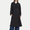 Tommy Hilfiger Тренч WW0WW45632 Черен Oversize цвят на ниска цена