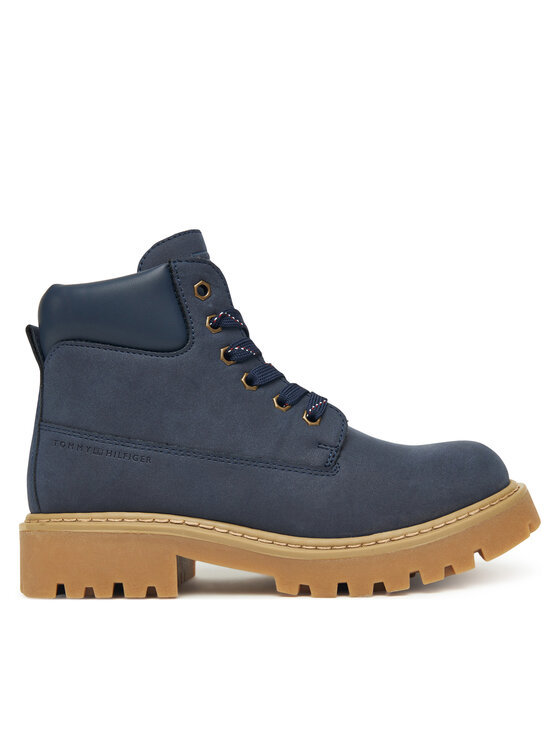 Tommy Hilfiger Туристически oбувки T3X5-34125-1269 D Тъмносин цвят на ниска цена