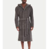 Tommy Hilfiger Халат Icon Hooded Bathrobe 2S87905573 Сив цвят на ниска цена
