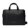Tommy Hilfiger Чанта за лаптоп Th Central Slim Computer Bag AM0AM13631 Черен цвят на ниска цена