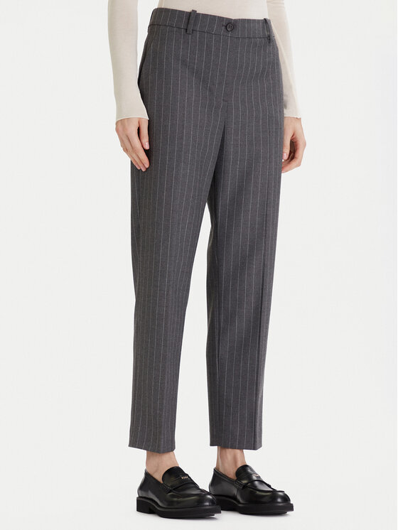 Tommy Hilfiger Чино панталони WW0WW46704 Сив Regular Fit цвят на ниска цена