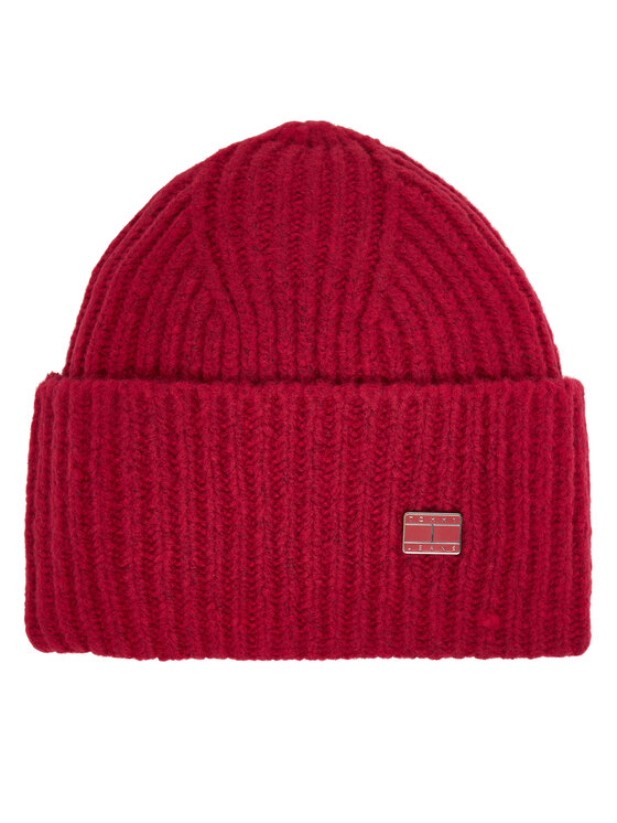 Tommy Hilfiger Шапка Elevated Heritage AW0AW17905 Червен цвят на ниска цена