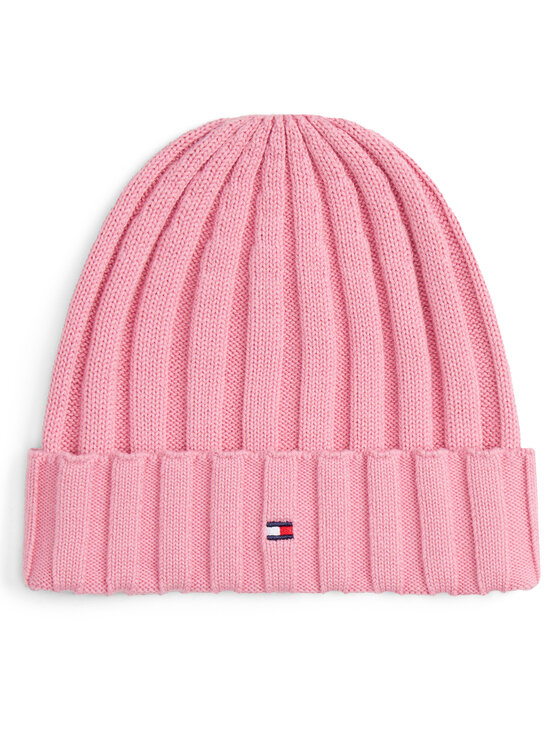 Tommy Hilfiger Шапка Small Flag AU0AU02004 Розов цвят на ниска цена