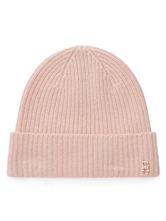 Tommy Hilfiger Шапка Th Cashmere AW0AW17772 Розов цвят на ниска цена