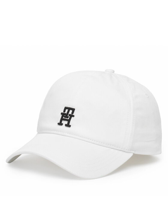 Tommy Hilfiger Шапка с козирка Imd Color 6 Panel AM0AM13542 Бял цвят на ниска цена